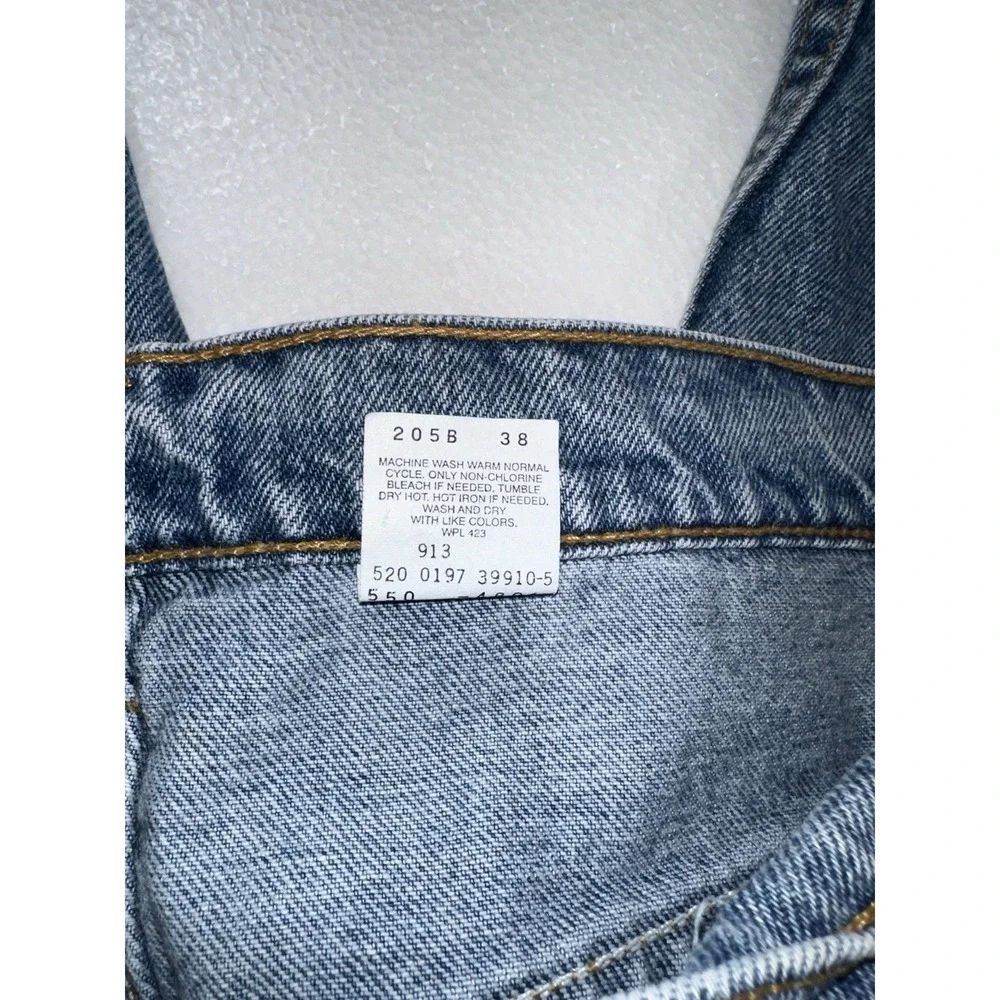 Levis 550 Relaxed Fit Jeans Mens 38x32 Blue‎ Excellent Vintage Made in USA 90s